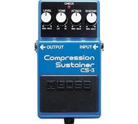Pédale d'effets de guitare Boss CS-3 Compression Sustainer bleue à faible bru...