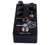 Pédale d'effets de guitare Mosky King Fuzz Distortion basée sur le circuit Pro Co Rat Contrôle du volume Quatre modes Dirty Vintage Turbo Fat Black Compact