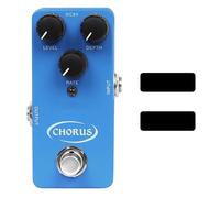 Pédale d'effets pour guitare multi-effets : retardateur de distorsion réglable pour musicien portable avec commandes intuitives, pédale d'effets de guitare au design moderne