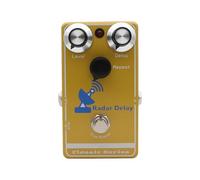 Pédale Delay Guitare Analogique - Digitale Hybride, Circuit True BBD, Effets Distorsion Optimisés, Or - Reverb Vintage Authentique, Contrôles Simples, Pour Guitare Électrique