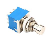 Pédale D'interrupteur au Pied pour Guitare à 9 Broches Bleue | Métal, Installation Facile, Contrôle Fiable, pour Guitaristes, Amplificateur et Pédales D'effets
