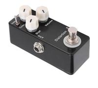 Pédale Distorsion Guitare Électrique Noir, Mini Taille, Métal Durable - True Bypass, Réglages Tonalité Gain Volume, Pour Concerts et Performances