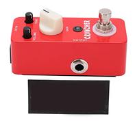 Pédale Distorsion Haute Gain, Micro Effet Guitare Électrique Metal Rouge, 3 Modes, Mini Effector - Son True Bypass, Coque Métallique Solide, Idéal Pour Guitaristes