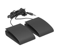 Pédale double silencieuse pour les débutants - Facile à utiliser - Haute sensibilité - Réduction du bruit - Pour appartements - Pédale de durabilité