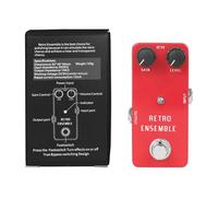 Pédale d'overdrive vintage en métal pour guitare - Texture en alliage d'aluminium - Convient pour les guitaristes et les producteurs de musique - Pédale d'entraînement à la maison