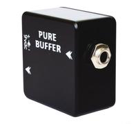 Pédale Effet Buffer Guitare, Boîtier Métal, Entrée/Sortie 6,35mm | Pour scènes live, élimine perte de tonalité, idéal guitaristes, coque métal, 5x5x3cm