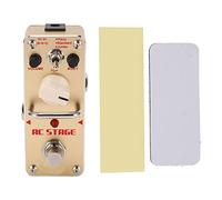 Pédale Effet Guitare Analogique Folk, Métal Jaune, True Bypass, Indicateur LED - Son Pur Transparent, Structure Robuste, Utilisation Polyvalente