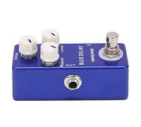 Pédale Effet Guitare Mini Blue, Delay Analogique Réglable, True Bypass - Effet Delay Authentique, Commandes Précises, Accessoire Instrument Musical