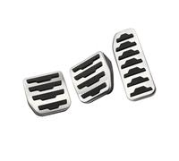 Pédale Embrayage Pour Range Pour Rover Pour Evoque Pour Land Pour Rover Pour Discovery Pour Sport Pour Jaguar E-Pace Kit Couvre Frein À Gaz Repose-pieds En Acier Remplacement Pédale Frein(MT PEDAL)