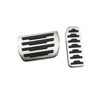 Pédale Embrayage Pour Range Pour Rover Pour Evoque Pour Land Pour Rover Pour Discovery Pour Sport Pour Jaguar E-Pace Kit Couvre Frein À Gaz Repose-pieds En Acier Remplacement Pédale Frein(AT PEDAL)
