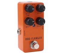 Pédale Flanger Analogique, True Bypass Pure Signal, Réduction du Bruit, Lumière pour Guitare Basse électrique. Mini Pédale en Alliage D'aluminium, Divers Effets, Plage de Vitesse