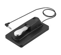 Pédale forte pour clavier avec base ABS | Accessoire de maintien de notes pour cours à domicile, métallique, toucher familier, action équilibrée,
