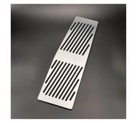 Pédale Frein Cache Décoratif Pour Pédales D'accélérateur Frein Pour BMW E60 E61 E63 E64 E70 M5 M6 (conduite À Gauche) Repose-pieds(No drill Rest Silver)