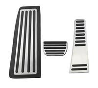 Pédale Frein Couvercle Plaque Pédale Repose-pieds Pédale Frein D'accélérateur Voiture Pour Volvo Pour XC60 2017 2018 2019 2020 2021 Voiture Pédales Couvercle(AT with rest pedal)