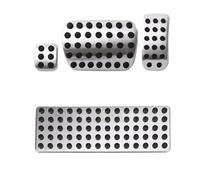 Pédale Frein Couvre-pédales Acier Inoxydable Pour Voiture Benz Pour Classe V Pour Vito Pour Metris Pour Viano Pour V260 Pour W639 Pour W447 Voiture Pédales Couvercle(Silver)
