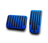 Pédale Frein D'embrayage Housse Gant Protection Pédale Frein À Gaz En Aluminium Bleu Pour Voiture Pour Tesla Pour Modèle 3 Y 2020 2021 2022 2023