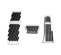 Pédale Frein d'embrayage Pédales Repose-Pieds Frein Gaz sans Perçage pour Voiture BMW pour E90 pour E91 pour E92 pour E93 pour F10 pour F11 pour F12 pour F13 pour F01 Couvre Pédale Frein(for at)