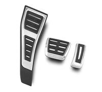 pédale Frein d'embrayage Pour A4 B9 Pour A5 2017-2025 RHD Acier Inoxydable Caoutchouc Repose-pieds Gaz Mort Accélérateur Frein Pédale Plaque Couverture