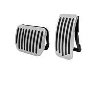 Pédale frein embrayage voiture Pour Tesla Pour Model Y Pour Launch 2025- Pour Juniper 2025- Accessoires Couvre-pédale De Frein Accélérateur(Argent)