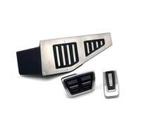 Pédale Frein Pédales Pour A1 Pour A3 8V Q2 Pour Q3 RHD Sans Perçage Voiture Carburant Accélérateur Gaz Frein Repose-pied Pédale Plaque Couverture Accessoires(Style1Automatic 3pcs)