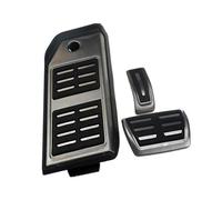 Pédale Frein Pédales Pour Q7 Pour SQ7 2016-2021 Pour Q8 2018-2021 Accessoires Voiture Acier Inoxydable Carburant Gaz Frein Repose-pieds Pédale Couverture Plaque 3 Pièces