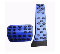 Pédale Frein Pour AMG Auto Freinage Pédale Accélérateur Couverture Pad 2 Pièces/ensemble Antidérapant(Bleu)
