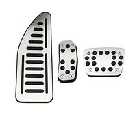 Pédale Frein Pour Fiesta Berline Hatchback MK7 2009-2017 Pédale De Frein À Gaz Housse Protection Repos Pads Accessoires Pédales Voiture(AT With Rest)