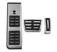 Pédale Frein Repose-Pieds Pédales De LHD Berline Avant Sport Frein Gaz Repose-pied Couvercle Pédale Acier Inoxydable Pour A4 B9 Pour A5 F5 2016-2023(AT with rest)