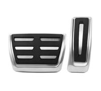 Pédale Frein Voitur Pour A4L Pour A4 B9 Pour A5 2016-2019 Style Voiture En Acier Inoxydable Sans Poinçon Pédale De Frein D'accélérateur Modifiée(AT 2pcs For LHD)