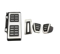 Pédale Frein Voitur Pour VW Pour GOLF 7 MK7 Pour Skoda Pour Octavia Pour A7 LHD Repose Pieds D'accélérateur Frein Sport Pédales Voiture Acier Inoxydable(4 Pieces MT Style)