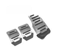 Pédale Frein Voiture Ensemble Universel De Couvre-pédales Pour Voitures À Transmission Automatique/manuelle(Manual Silver Set)