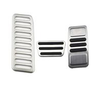 Pédale Frein Voiture Freins Pédale Couvre Pédales Voiture Acier Inoxydable Accélérateu Frein Gaz Repose-pédale Couvercle Protection pour Ford pour Mustang 2015 2016 2017 2018 2019 2020 2021