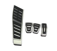 Pédale Frein Voiture pour Q5 A4 B8 A5 A6 S4 8R 8T 2008~2015 RHD at MT Couvre-pédales D'accélérateur Frein Antidérapant sans Perçage(4PC MT)