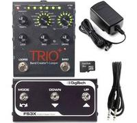 Pédale looper Digitech Trio+ Band Creator avec Footswitch FS3X