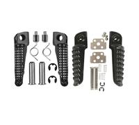 Pédale Moto Repose-Pieds Avant et arrière pour Moto Kawasaki, pour Ninja 250 Z750 Z800 Z1000 SX ER6F ER6N ZX-6R 636 ZX-9R ZX-10R ZX-12R ZX-1 Cale Pied Moto Avant(2 Pair Front and rea)