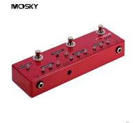 Pédale multi-effets guitare - RNCYN - Coque en métal - Booster - Buffer - Delay - Chorus - Distorsion - Overdrive