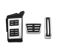 Pédale Pad Auto pour Cayenne 92A 2011~2018 AT MT Pédale Voiture en Acier Inoxydable Frein D'accélérateur À Gaz Repose-Pieds Antidérapants Pedalset Voiture(3 pcs)
