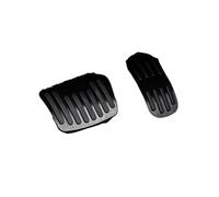 Pédale Pad Auto pour Toyota pour Yaris pour Cross 2020 2021 2022 2023 2024 Couvercle Pédale Frein Accélérateur Voiture Aluminium Coussinets Antidérapants Protection Frein Accelerator Pédales(Le Noir)