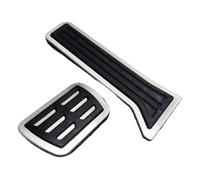 Pédale Pad Housse Caoutchouc Pédale Antidérapante Frein D'accélérateur Acier Inoxydable Modification Intérieure Embrayage Voiture Pour Xpeng G6(Two-piece set)