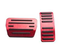 Pédale Pad Housse Caoutchouc Pédale De Voiture Accélérateur Couvercle Frein Antidérapant Accessoires D'embrayage Pour Chery Pour Tiggo 7 8 2 3X 4 Pro Max Plus(AT Red)