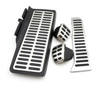 Pédale Pad Housse Caoutchouc Pour VW Pour Golf Pour Touran 1T 5T 2003-2015 Accélérateur Frein Repose-pieds Antidérapants Pédale D'embrayage Pédales Voiture En Acier Inoxydable(4pcs)