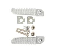 Pédale Pièces Et Accessoires Moto Repose-pieds Pour Y-AMAHA YZF R6 1999-2020 Arrière(Silver)