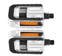 Pédale Pliante de vélo, K1155 Pédale Pliante de vélo de Montagne bidirectionnelle à 180 °, Remplacement de la pédale de vélo antidérapante extérieure avec Bande réfléchissante