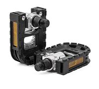 Pédale pliante pour vélo pliant avec réflecteurs, pédales de vélo pliables en aluminium pour VTT, trekking, vélos de ville, accessoires de vélo, pédales en résine synthétique