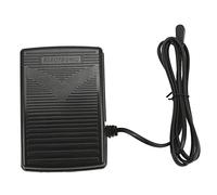 Pédale pour Machine à Coudre, ES01FC Interrupteur de Commande au Pied en Plastique Noir et Cordon D'Alimentation Accessoires Universels pour Machine à Coudre SC220 6160 6180 5400 XL-400