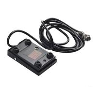Pédale pour soudeur TIG, pédale de contrôle du pied à 3 broches, interrupteur à pied avec base antidérapante, certifié IP62, câble de 2 m, compatible avec les machines de découpe TIG et de soudage par