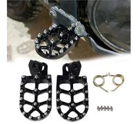 Pédale Repose-pieds Avant Pour Moto Pour Suzuki RMZ250 2010-2019 2018 2017 2016 2015 2014 2013 2012 2011(Nero)