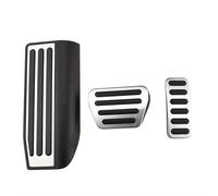 Pédale Repose-pieds Pour Range Rover Sport 2013 - 2021 Pour Discovery 5 2017 - 2021 Pédale D'accélérateur Couvercle Plaquettes Frein Gaz Carburant Cache-pédale Voiture(3PCS)