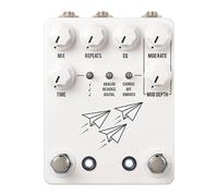 Pédale reverb delay Pedals Flight Delay White