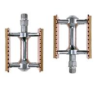 Pedale Velo Pédales de vélo Montagne VTT Roulement Alliage Cyclisme Routier BMX Accessoires à pédale Ultra-léger Partie 380g / Paire(Pink)